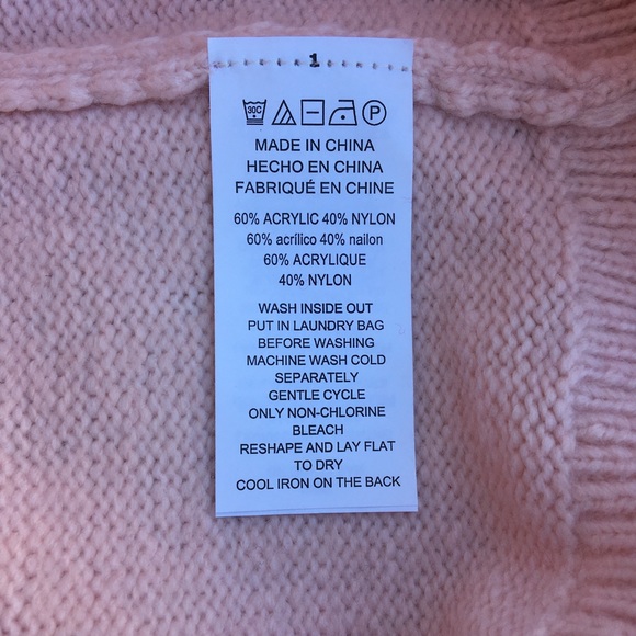 Michael Kors Pink Burgundy Colorblock Sweater - Picture 6 of 6